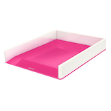 Artikelbild 1 für AKTION: LEITZ Briefablage WOW Duo Colour perlweiß/pink mit Prämie nach Registrierung, Artikelnummer 313496