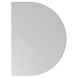 Artikelbild 1 für HAMMERBACHER Anbautisch höhenverstellbar JA60 lichtgrau, silber halbrund 60,0 x 80,0 x 65,5 - 82,5 cm, Artikelnummer 863790