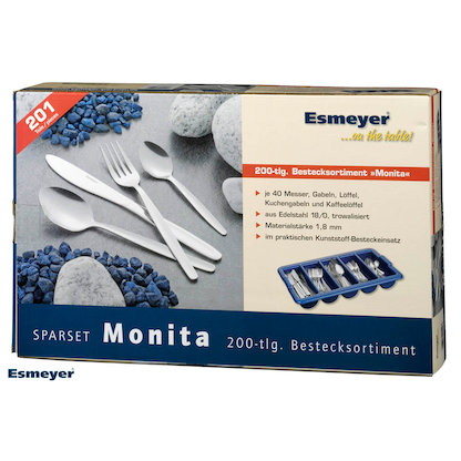 Artikelbild 3 für Esmeyer Besteckset MONITA 200-tlg., 200 St., Artikelnummer 947937