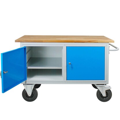 Artikelbild 4 für ADB Werkbank lichtgrau, lichtblau 130,0 x 60,0 x 82,7 cm, Artikelnummer 892964