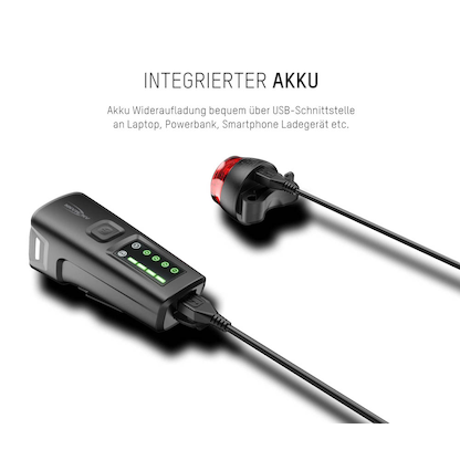 Artikelbild 6 für ANSMANN LED Fahrradbeleuchtung schwarz, Artikelnummer 105918