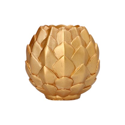 Artikelbild 2 für STARPAK Kugelkerze Pine Cone gold, Artikelnummer 313146