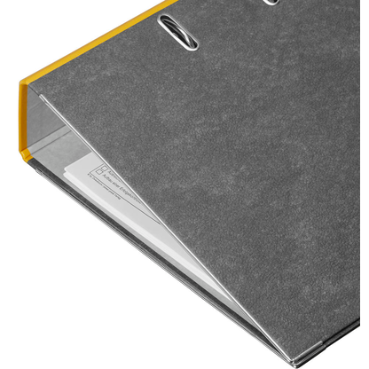 Artikelbild 4 für AKTION: 10 LEITZ 1080 Ordner gelb marmoriert Karton 8,0 cm DIN A4, Artikelnummer 653818