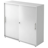 Artikelbild 1 für HAMMERBACHER Schiebetürenschrank, V1753S/W/W/RE weiß 2 Fachböden 120,0 x 40,0 x 110,0 cm, Artikelnummer 246715