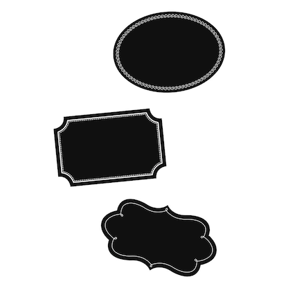 Artikelbild 2 für folia Tafelfolie selbstklebend Tafelfolien Etiketten inkl. Specksteinstift, 6 St., Artikelnummer 963285