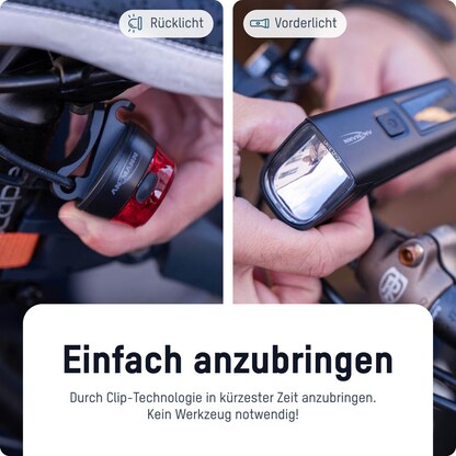 Artikelbild 7 für ANSMANN LED Fahrradbeleuchtung schwarz, Artikelnummer 105918