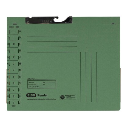 Artikelbild 3 für ELBA Pendelhefter Karton grün 1 x Amtsheftung, Artikelnummer 332716