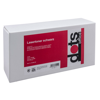 Artikelbild 2 für dots schwarz Toner kompatibel zu brother TN-3280BK, Artikelnummer 104861