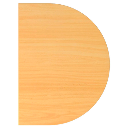 Artikelbild für HAMMERBACHER Anbautisch höhenverstellbar JA60 buche, silber halbrund 60,0 x 80,0 x 65,5 - 82,5 cm, Artikelnummer 863896