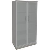 Artikelbild 1 für fm Aktenschrank Sidney, 4260267328972 lichtgrau, Acrylglas satiniert 3 Fachböden 80,0 x 44,2 x 151,7 cm, Artikelnummer 371991