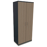 Artikelbild 1 für fm Aktenschrank Sidney, 4260429764860 lavagrau, eiche 4 Fachböden 80,0 x 44,2 x 186,9 cm, Artikelnummer 411914