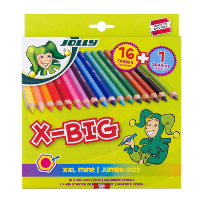 Artikelbild 6 für JOLLY X-BIG Buntstifte farbsortiert, 17 St., Artikelnummer 350007