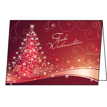 Artikelbild für 25 SIGEL Weihnachtskarten Christmas Swing DIN A6, Artikelnummer 323741