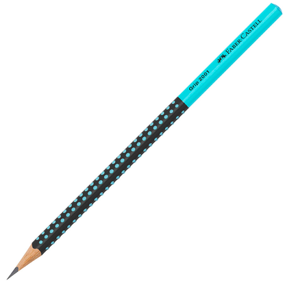 Artikelbild 2 für FABER-CASTELL 2001 Bleistift HB schwarz/türkis, 1 St., Artikelnummer 538977