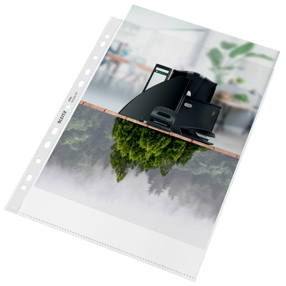Artikelbild 7 für AKTION: 100 LEITZ Prospekthüllen recycle 4791 DIN A4 transparent genarbt 0,10 mm mit Prämie nach Registrierung, Artikelnummer 696930