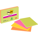 Artikelbild 1 für Post-it® Super Sticky Meeting Notes Haftnotizen extrastark 6445-4SS farbsortiert, 4 Blöcke, Artikelnummer 128132