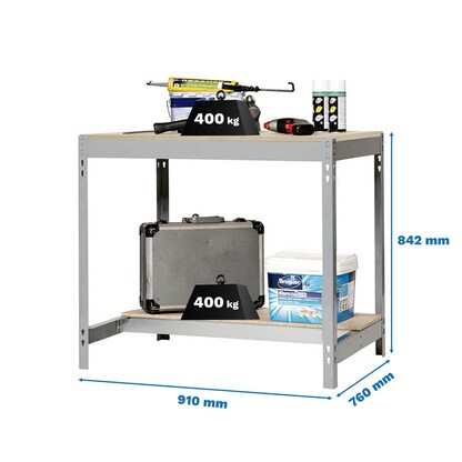 Artikelbild 2 für Simonrack Werkbank SIMONWORK BT0 grau 91,0 x 76,0 x 84,2 cm, Artikelnummer 360224