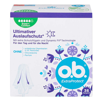 Artikelbild 2 für o.b. Tampons ExtraProtect Super+Comfort für sehr starke Periode, 36 St., Artikelnummer 537942