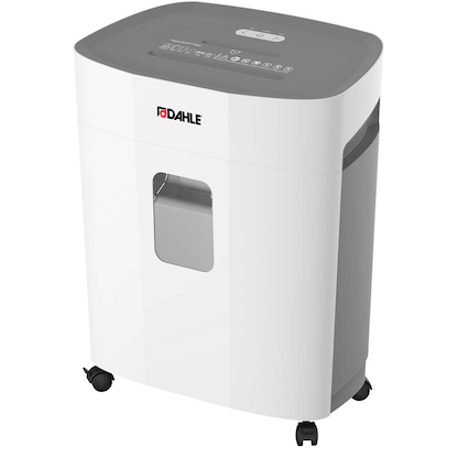 Artikelbild 2 für DAHLE PaperSAFE 260 Aktenvernichter mit Partikelschnitt P-4, 4 x 12 mm, bis 12 Blatt, lichtgrau, Artikelnummer 263481
