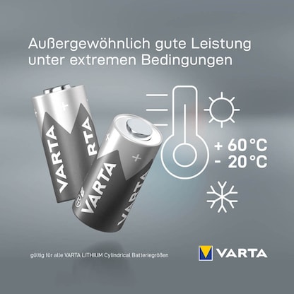 Artikelbild 5 für 10 VARTA Batterien CR2 Fotobatterie 3,0 V, Artikelnummer 308334