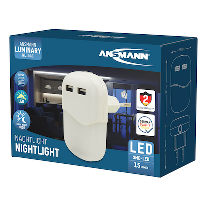 Artikelbild 7 für ANSMANN LED-Sensor NL15AC LED Nachtlicht weiß 7,2 cm, Artikelnummer 775951