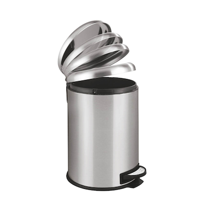 Artikelbild für WENKO Leman Mülleimer 20,0 l silber, Artikelnummer 805404