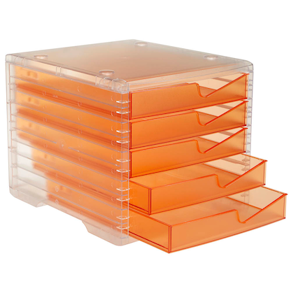 Artikelbild 2 für styro Schubladenbox styroswingbox light apricot 275-8430.24124, DIN A4 mit 5 Schubladen, Artikelnummer 821932
