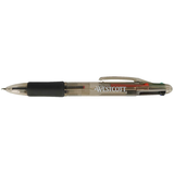 Artikelbild 1 für WESTCOTT 4-Farben-Kugelschreiber VARIETY beige, Schreibfarbe: schwarz, blau, rot, grün, 1 St., Artikelnummer 333538