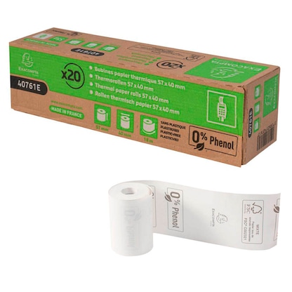Artikelbild 22 für Exacompta Thermorollen 5,7 cm x 18,0 m, 20 Rollen, Artikelnummer 346617
