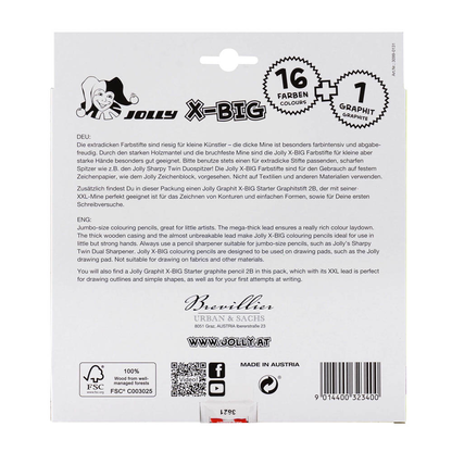 Artikelbild 3 für JOLLY X-BIG Buntstifte farbsortiert, 17 St., Artikelnummer 350007