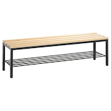 Artikelbild 1 für CP Garderobenbank mit Schuhrost Basic 8051-010 S10001 buche Holz 150,0 cm, Artikelnummer 521942