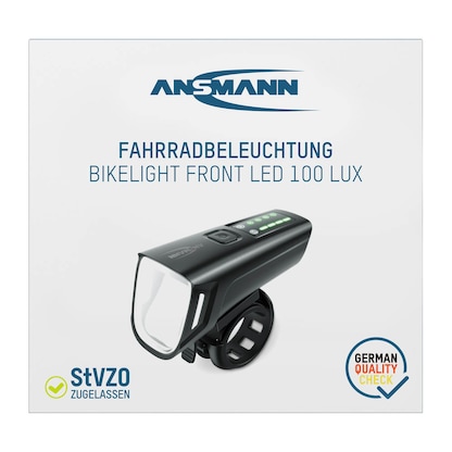 Artikelbild 4 für ANSMANN LED Fahrradbeleuchtung schwarz, Artikelnummer 105807