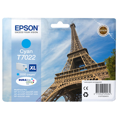 Artikelbild 2 für EPSON T7022XL cyan Druckerpatrone, Artikelnummer 700195