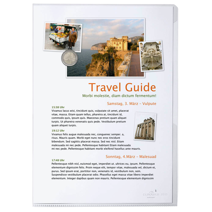 Artikelbild 3 für 50 DURABLE Sichthüllen DIN A4 glasklar glatt 0,15 mm, Artikelnummer 133041