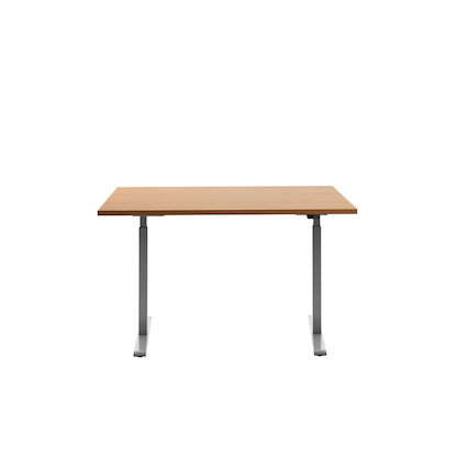 Artikelbild 3 für Topstar E-Table elektrisch höhenverstellbarer Schreibtisch buche rechteckig, T-Fuß-Gestell grau 120,0 x 80,0 cm, Artikelnummer 501027