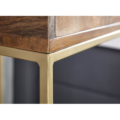 Artikelbild 5 für WOHNLING Nachttisch Massivholz mango 40,0 x 35,0 x 75,5 cm, Artikelnummer 909024