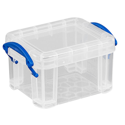 Artikelbild 8 für Really Useful Box Aufbewahrungsbox 0,14 l transparent 9,0 x 6,5 x 5,5 cm, Artikelnummer 327813