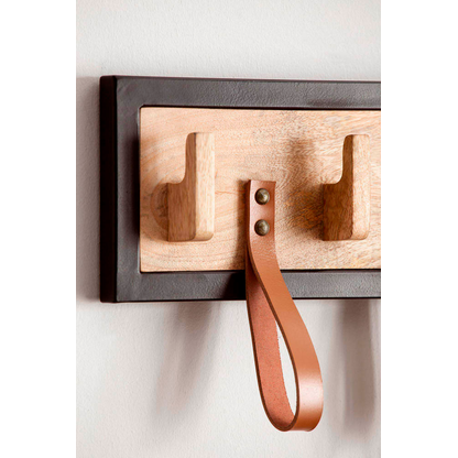 Artikelbild 6 für WOHNLING Wandgarderobe WL6.786 braun Holz 5 Haken 60,0 x 15,0 cm, Artikelnummer 314528