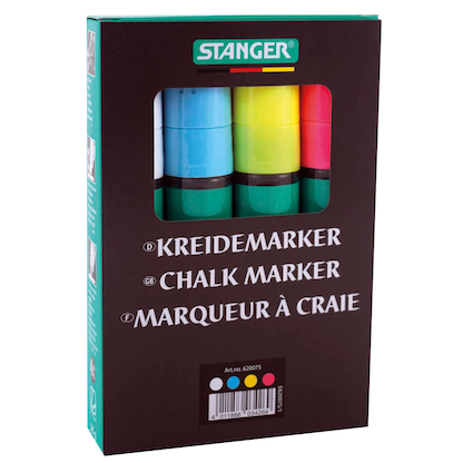 Artikelbild 13 für STANGER jumbo Kreidemarker farbsortiert 5,0 - 15,0 mm, 4 St., Artikelnummer 386069