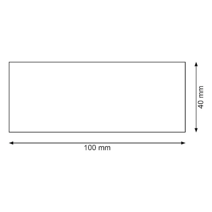 Artikelbild 2 für 300 EICHNER Magnetschilder weiß 4,0 x 10,0 cm, Artikelnummer 702649