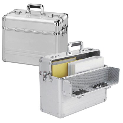 Artikelbild für ALUMAXX Pilotenkoffer BETHA Aluminium silber 47,0 x 20,0 x 38,0 cm, Artikelnummer 121483