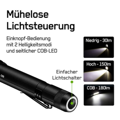 Artikelbild 6 für GP C33 LED Taschenlampe schwarz 16,5 cm, Artikelnummer 302673