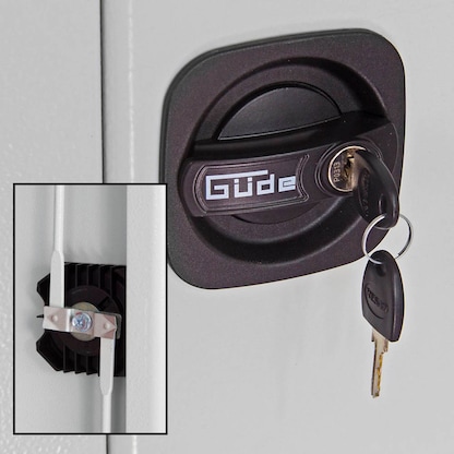 Artikelbild 4 für ADB Metallschrank 40521 lichtgrau 78,0 x 38,0 x 193,0 cm, aufgebaut, Artikelnummer 204499