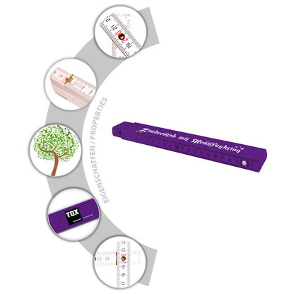 Artikelbild 3 für TOX Meterstab Zauberstab mit Messfunktion Holz 200,0 cm, Artikelnummer 560098