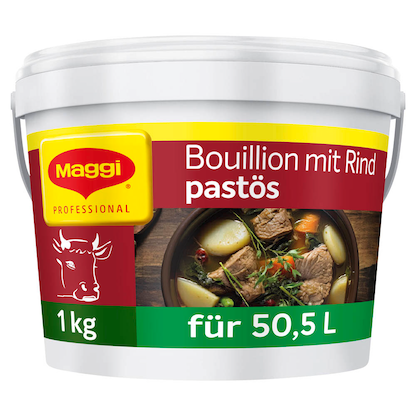 Artikelbild 20 für Maggi® Bouillon mit Rind pastös 1,0 kg, Artikelnummer 691234