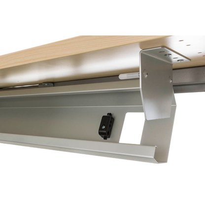 Artikelbild 4 für HAMMERBACHER KC16 Kabelwanne 126,2 cm silber, Artikelnummer 183432