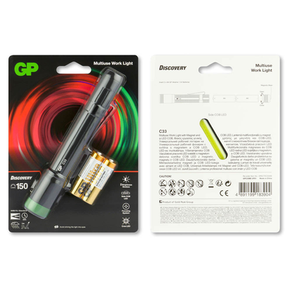 Artikelbild 8 für GP C33 LED Taschenlampe schwarz 16,5 cm, Artikelnummer 302673