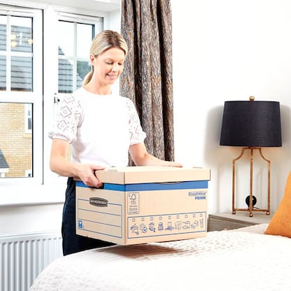 Artikelbild 7 für 10 Bankers Box Umzugskartons SmoothMove Prime 44,5 x 38,7 x 29,4 cm, Artikelnummer 539159