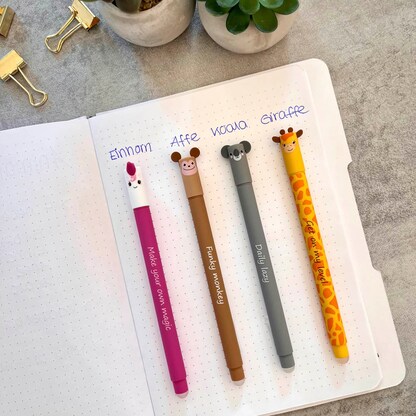 Artikelbild 7 für EBERHARD FABER Animal Erase it! Lama Gelschreiber Einhorn 0,7 mm, Schreibfarbe: blau, 1 St., Artikelnummer 590147