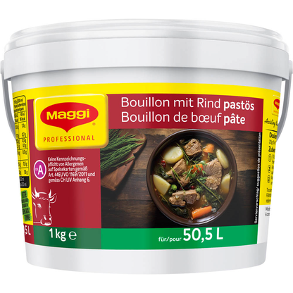 Artikelbild 2 für Maggi® Bouillon mit Rind pastös 1,0 kg, Artikelnummer 691234